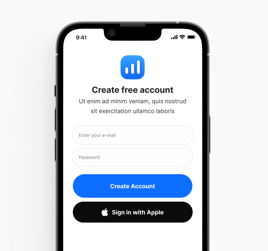 Create Account - Human X Webflow Template