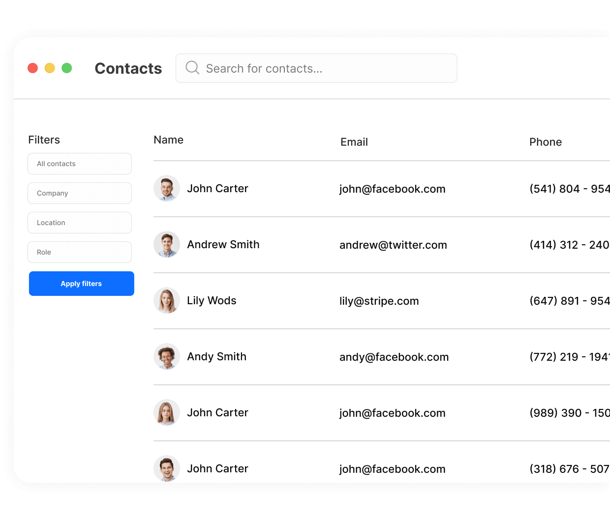 Customer Data In One Place - Human X Webflow Template